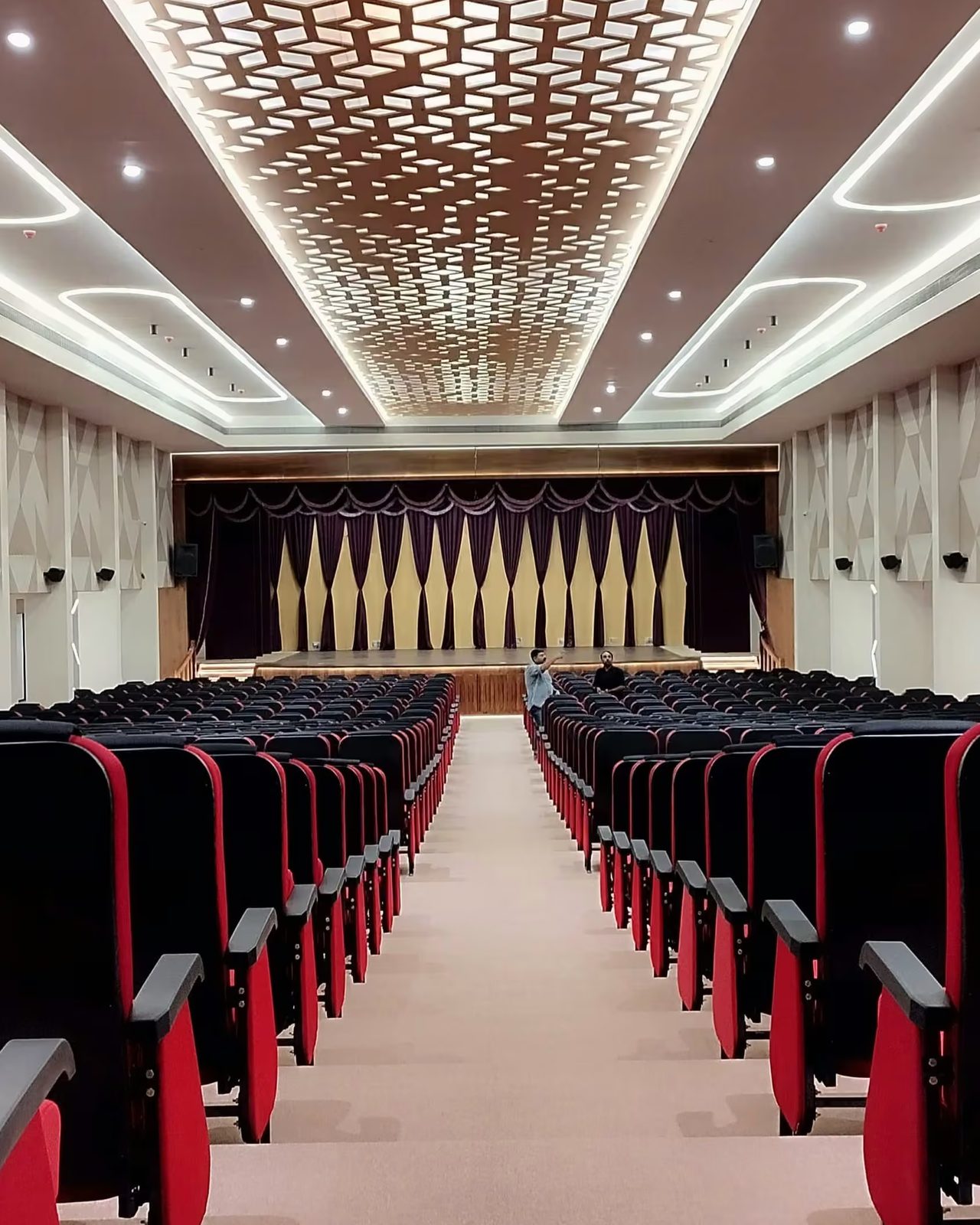 auditorium, conference, theatre seating, stage