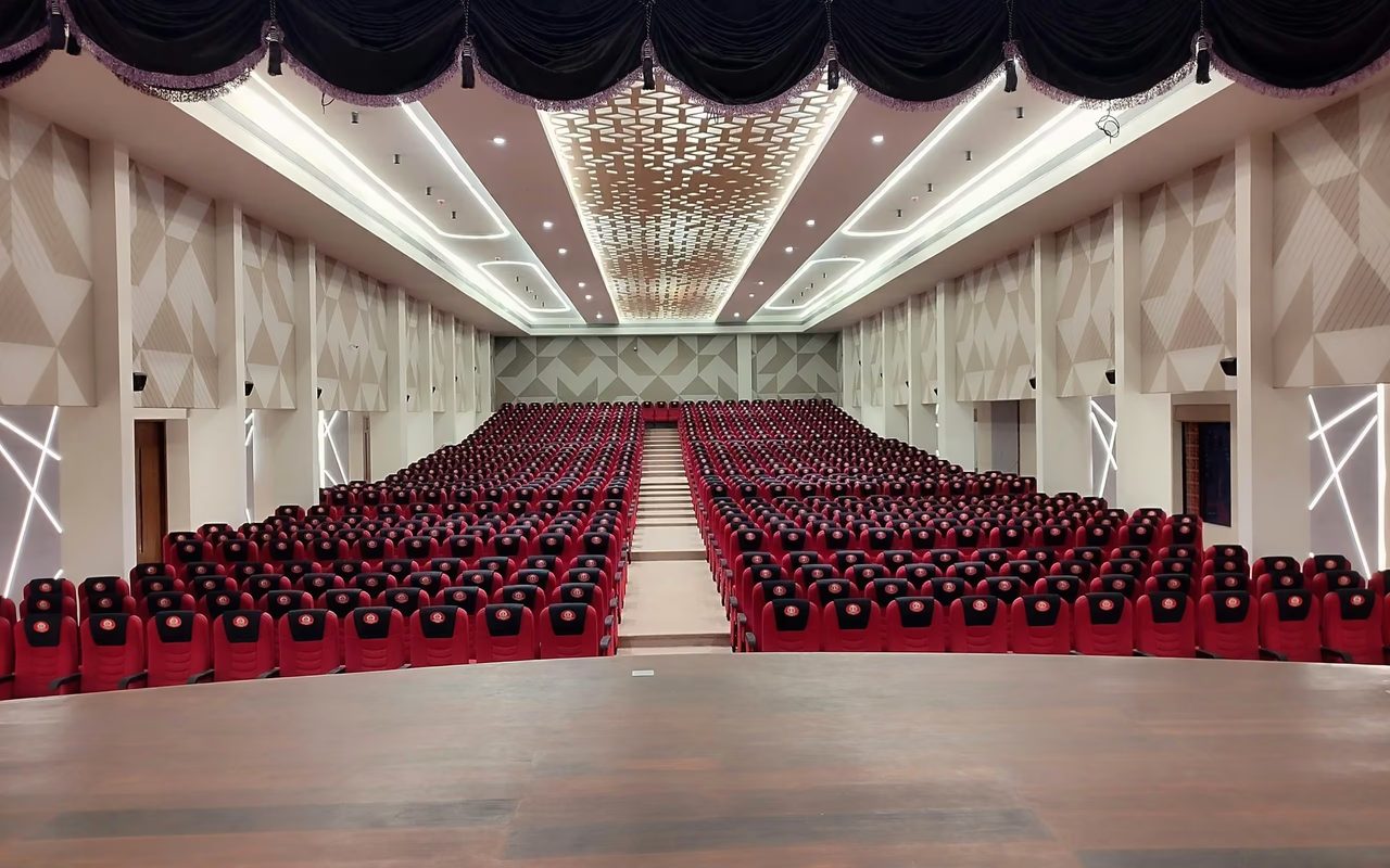 Auditorium, theatre seating, stage view