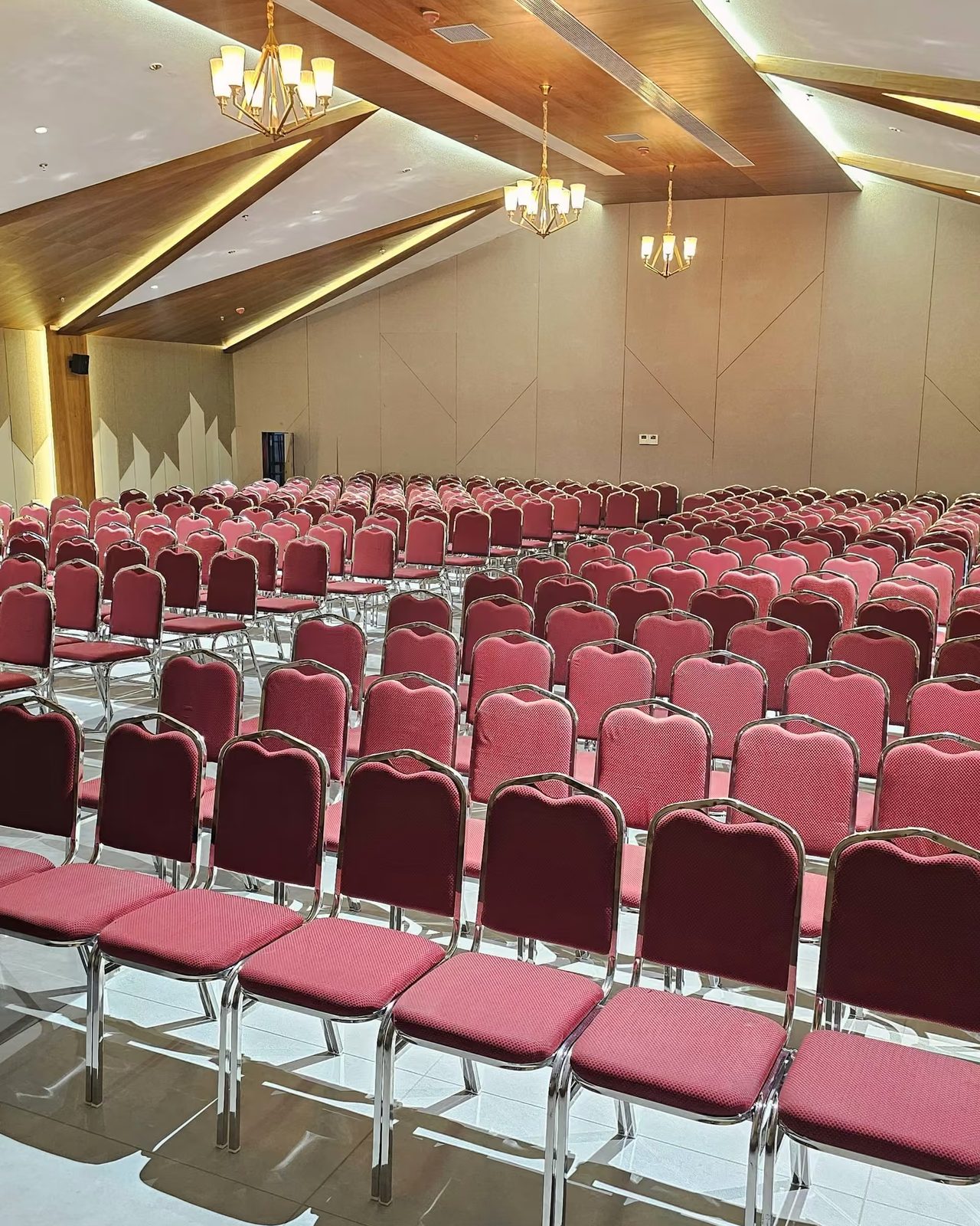 Conference hall, theatre seating
