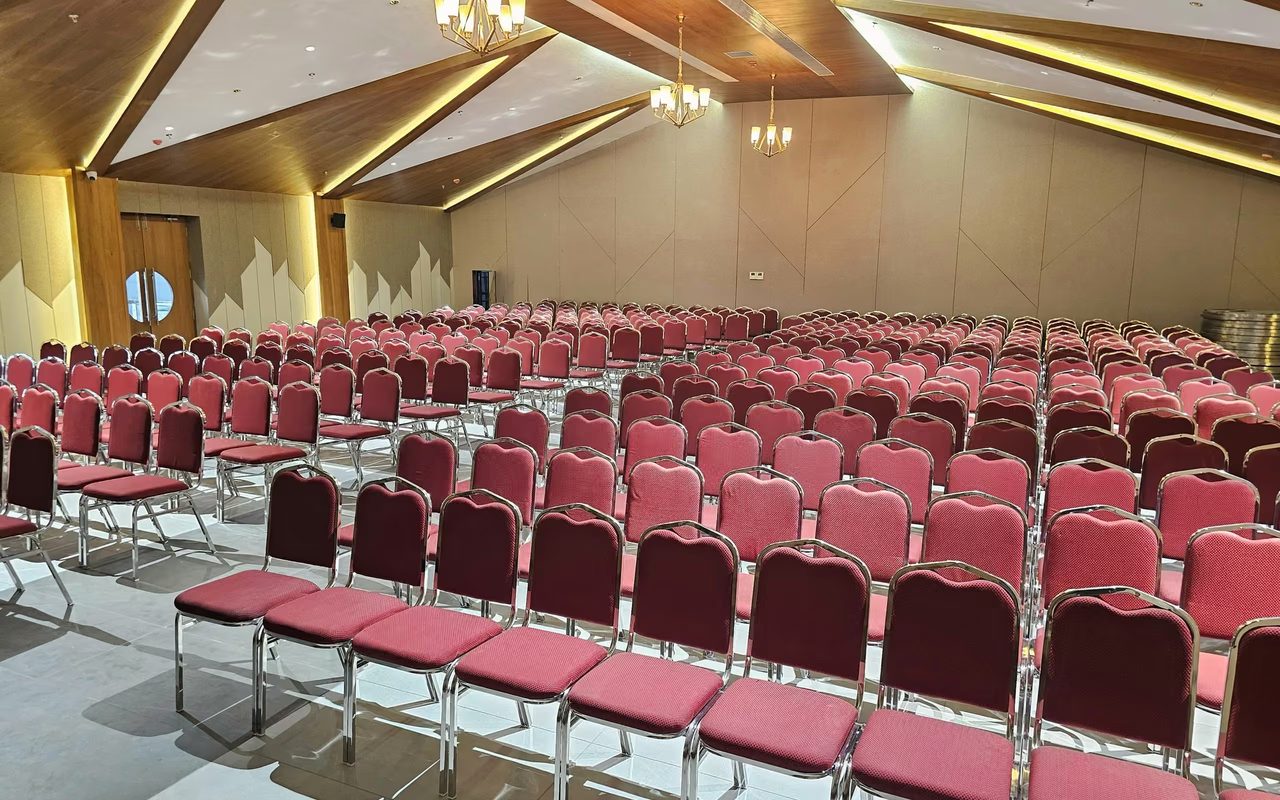 Conference hall, theatre seating