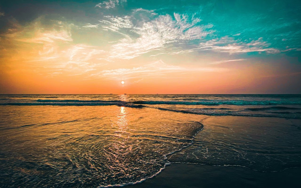Sunset beach, goa
