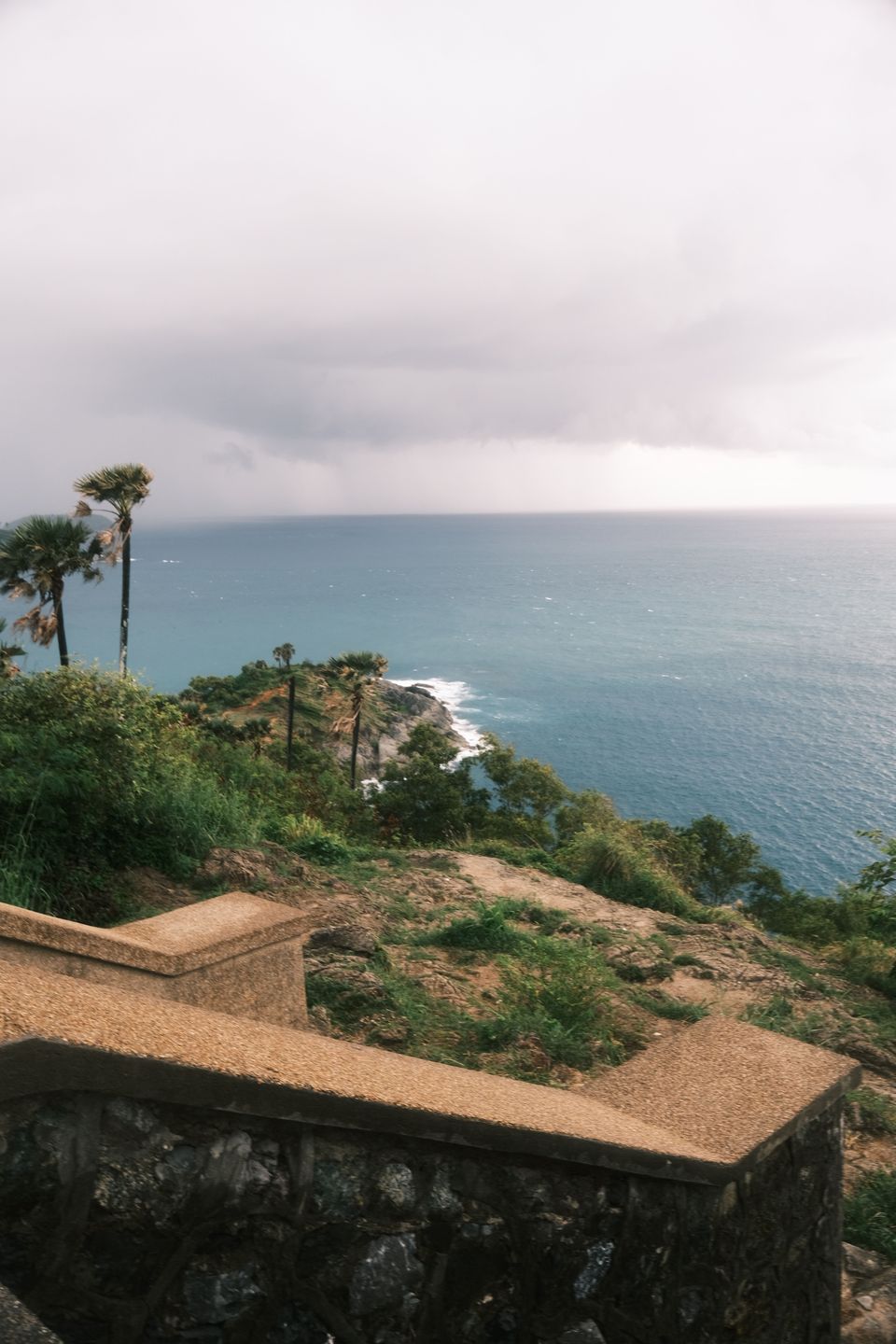 Coastal lookout above the sea in Phuket