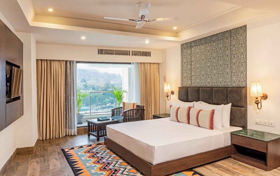 Guest bedroom opening towards the hills